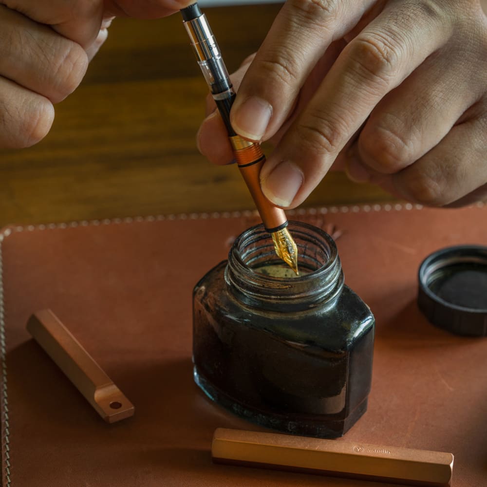 Stylo plume portable - Classic Revolve - Cuivre M - STYLOS PLUMES