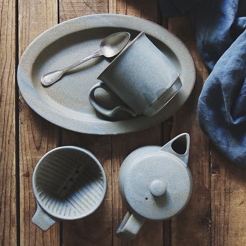 Théière - Série poterie ancienne - Gris - VAISSELLE