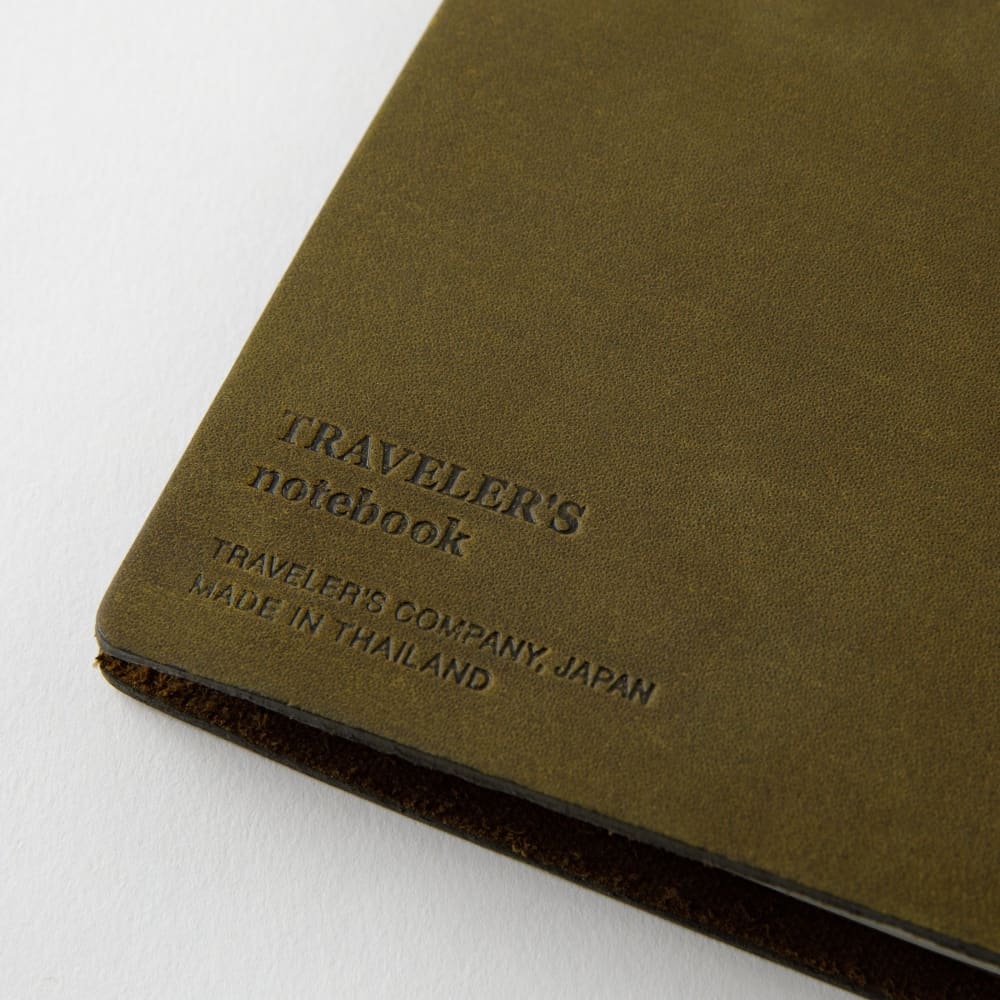 TRAVELER’S notebook - cuir Olive (classique) TRAVELER’S NOTEBOOK COVER