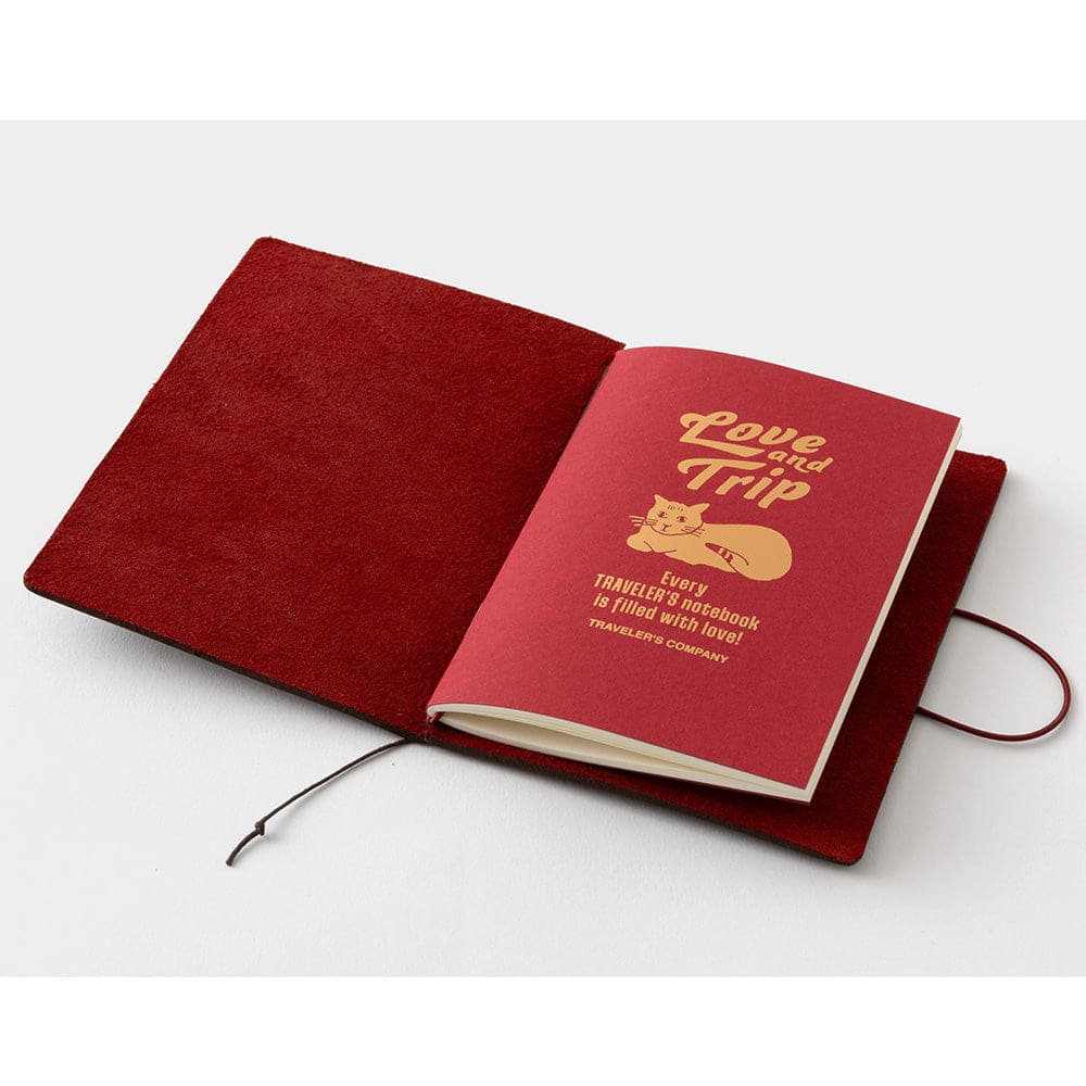 TRAVELER’S notebook - LOVE AND TRIP - Format passeport - TRAVELER’S NOTEBOOK COVER