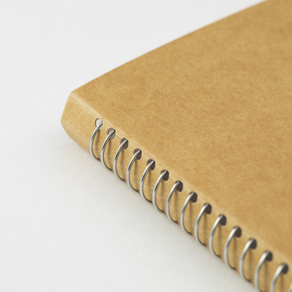 A5 SPIRAL RING NOTEBOOK - MD Blanc