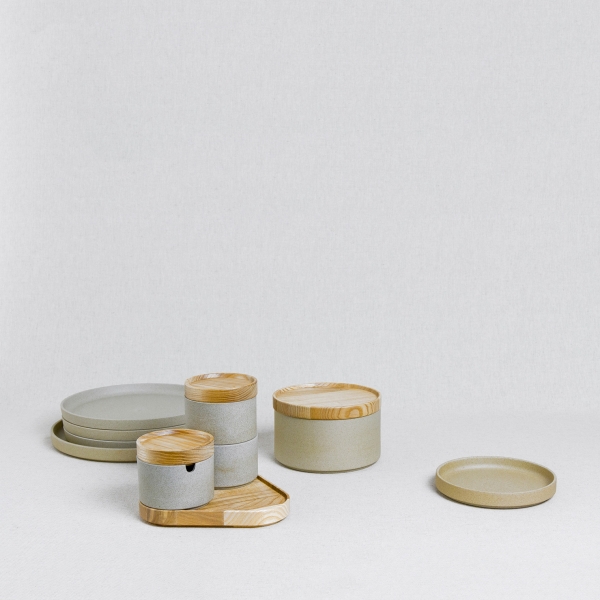 Assiette 22 cm - Gris - Hasami Porcelain