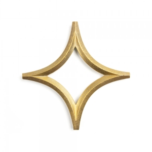 Brass trivet - Star