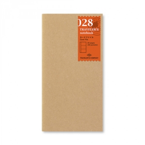 028 - Carnet porte cartes ( classique ) Traveler's Notebook