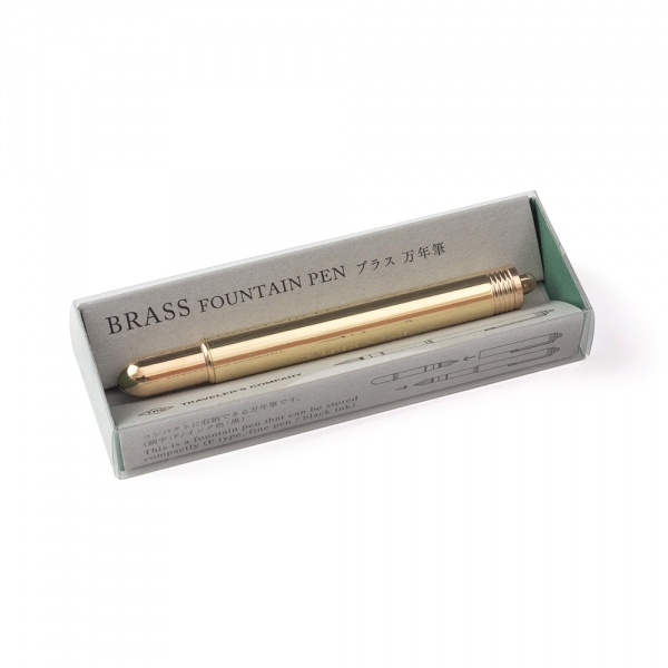 Ballpoint pen - brass - TRAVELER'S COMPANY