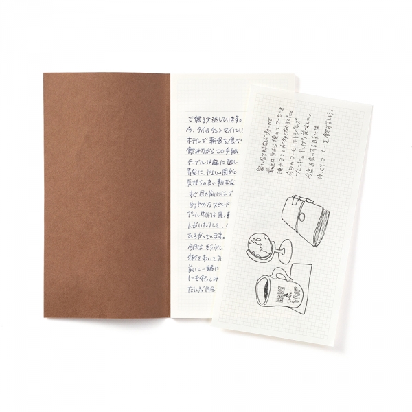 Carnet papier à lettre ( classique ) Traveler's Notebook