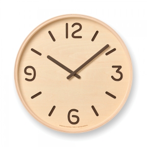 THOMSON wall clock - Light wood