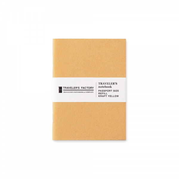 Papier kraft ( passeport ) - jaune - TRAVELER'S COMPANY