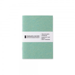 Papier kraft ( passeport ) - turquoise - TRAVELER'S COMPANY