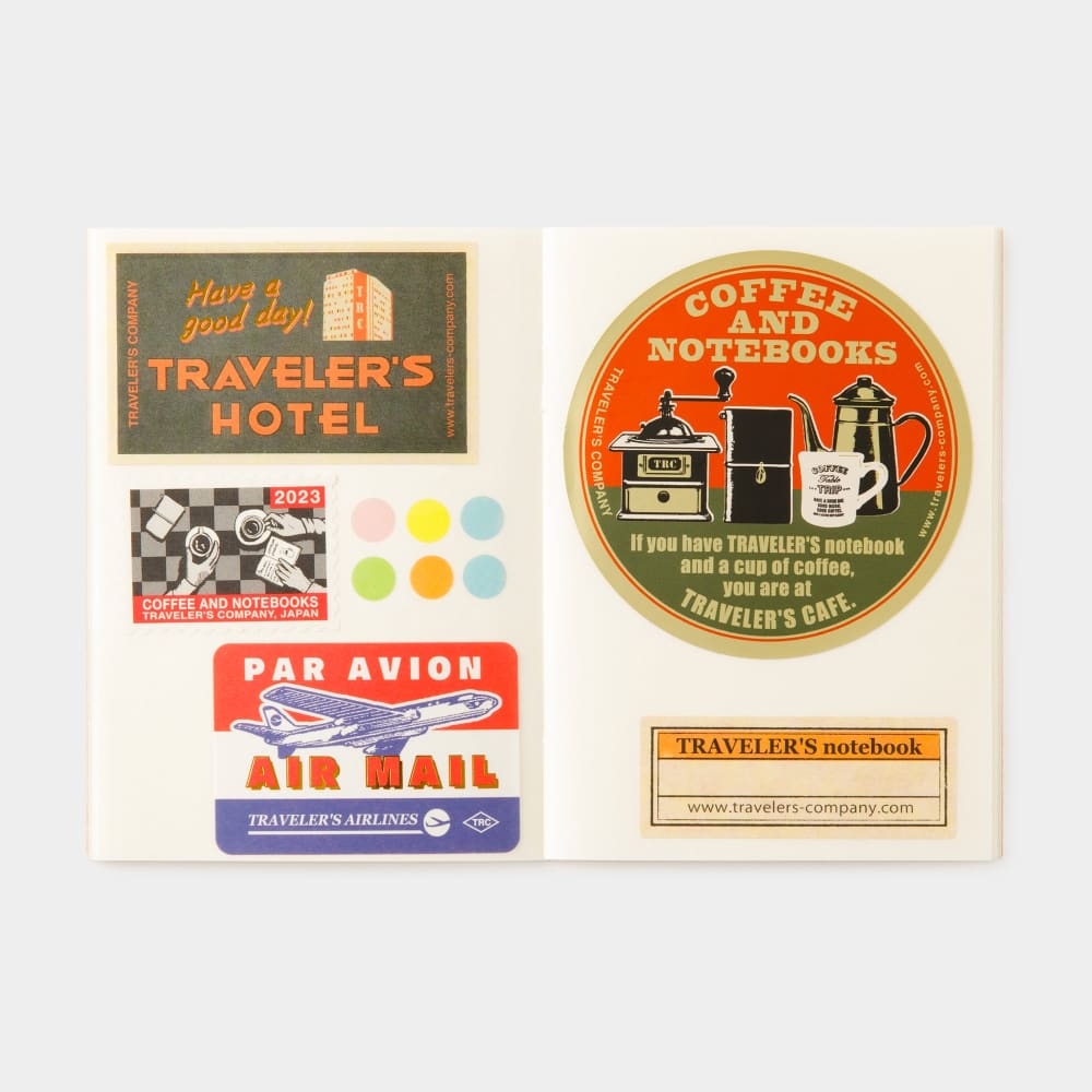 017 - Carnet pour autocollants (passeport) TRAVELER’S NOTEBOOK REFILLS