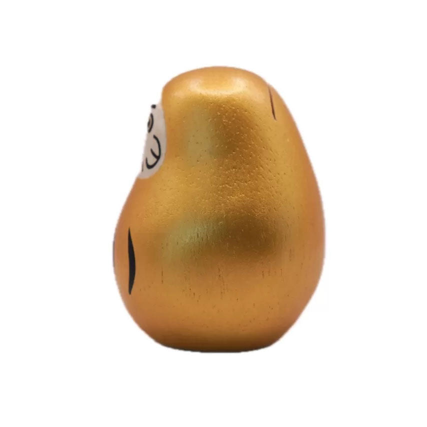 Daruma Engimon Or en Bois