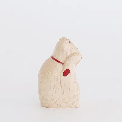 Wooden Figurine – Maneki Neko – ENGIMON mini Collection