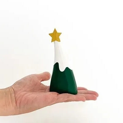 Wooden Figurine – Christmas Tree – Nakayoshi S Christmas