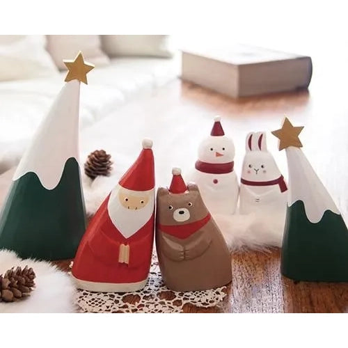 Wooden Figurine – Christmas Tree – Nakayoshi S Christmas