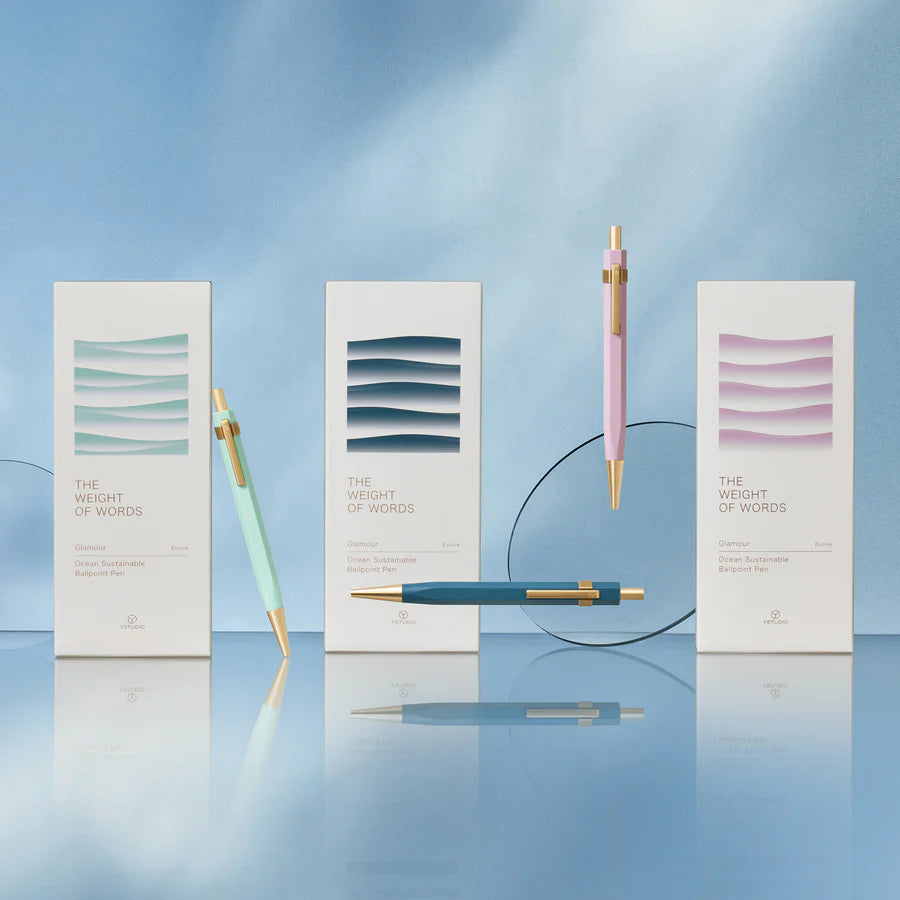 Stylo à bille Glamour Evolve – Ocean Sustainable – Mauve