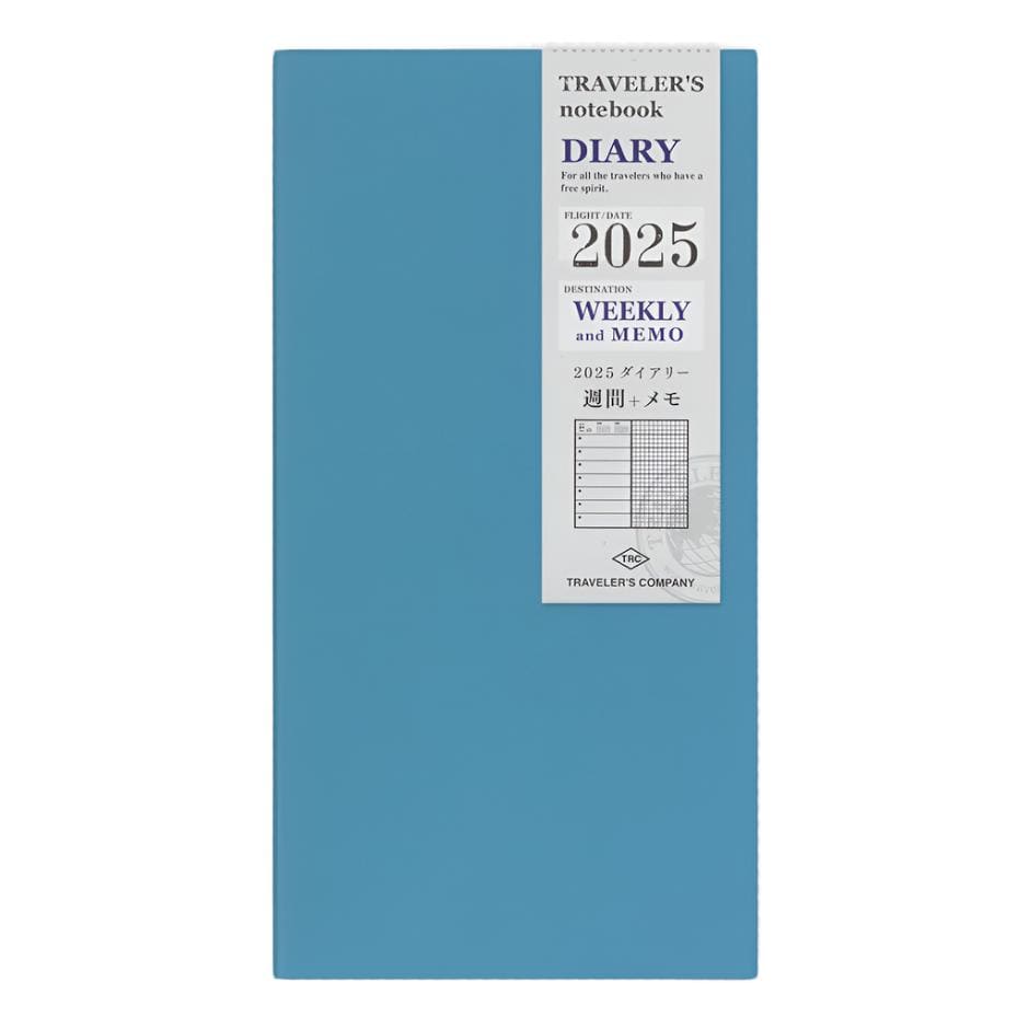 Agenda 2025 Hebdomadaire + Mémo - Taille Standard - TRAVELER’S NOTEBOOK REFILLS