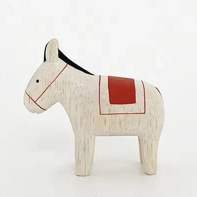 Wooden figurine – Red UMA – Polepole Animal Collection