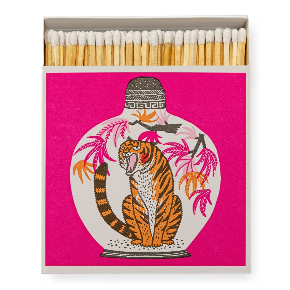 Boite d’allumettes - Tigre par Charlotte Farmer - ALLUMETTES