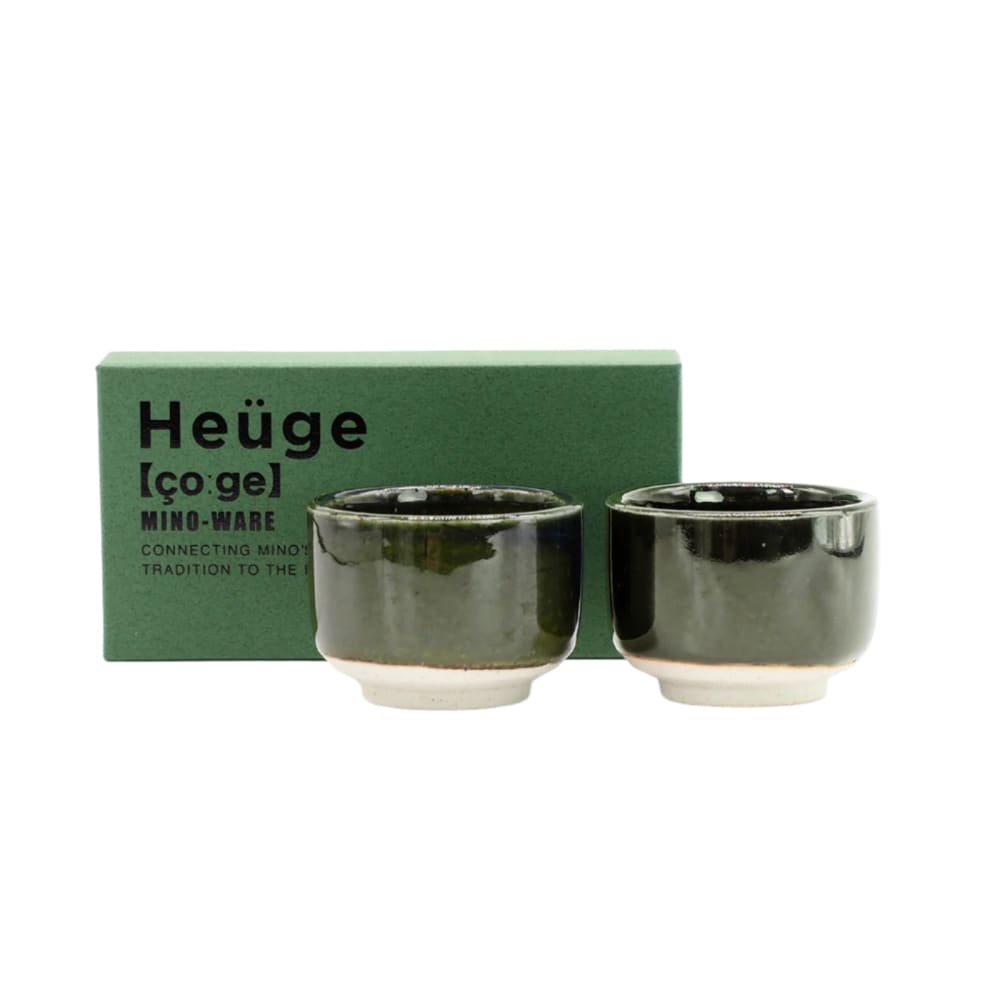 Coffret de 2 verres à Saké - Heuge - Oribe - VAISSELLE