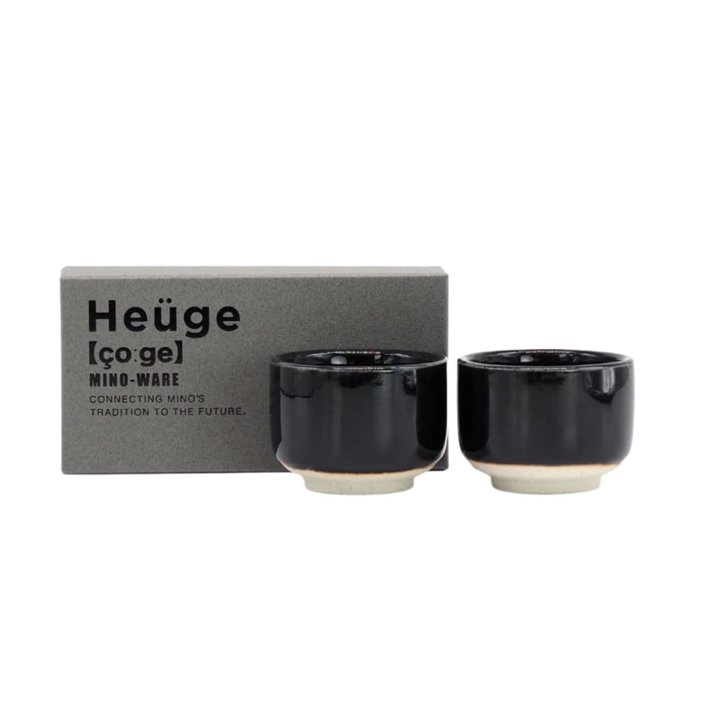 Coffret de 2 verres à Saké - Heuge - Setoguro - VAISSELLE