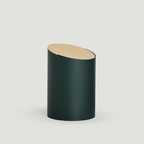 Corbeille à papiers ’SWING BIN’ - Vert couvercle érable - S - CORBEILLE À PAPIER
