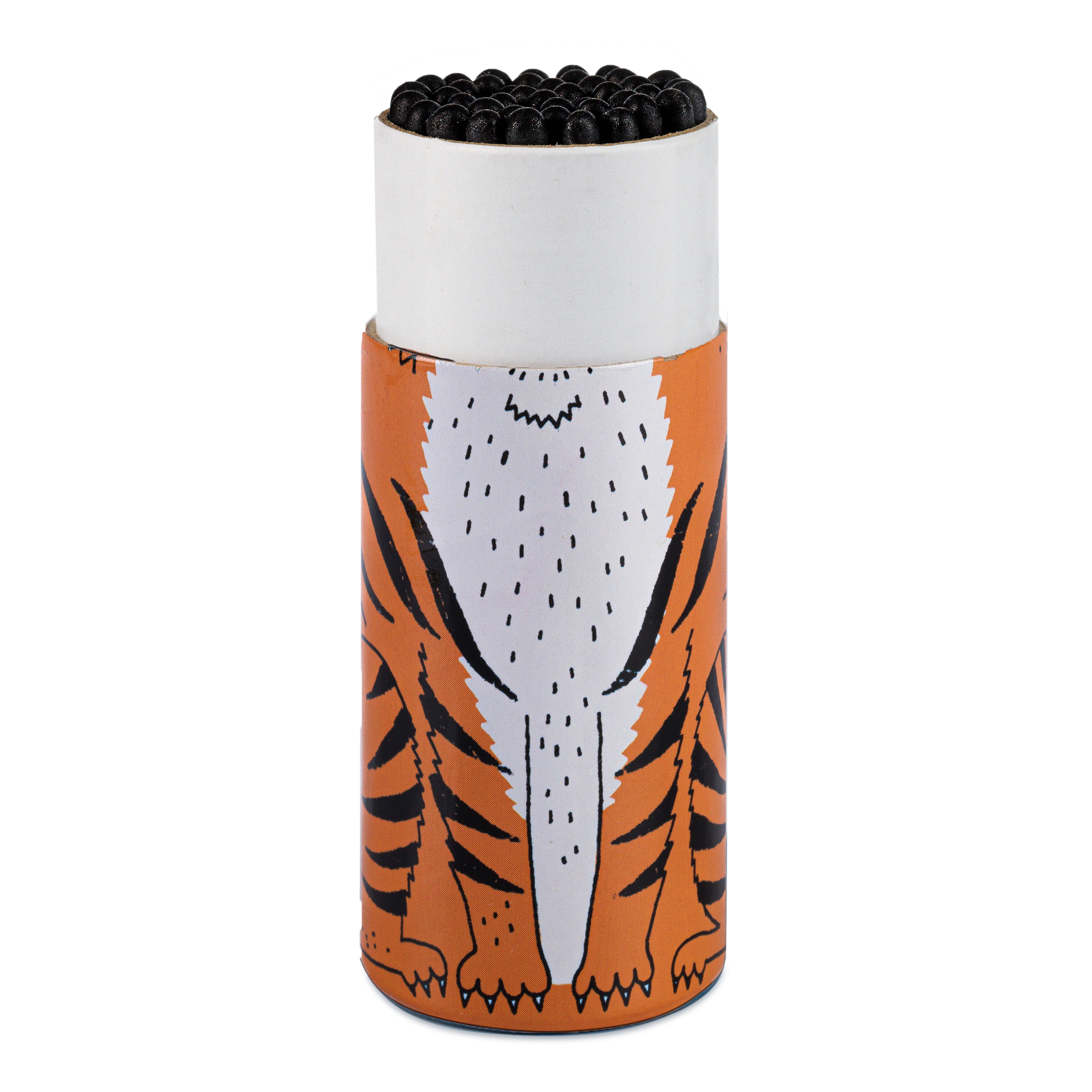 Boite d'allumettes cylindrique - Tigre