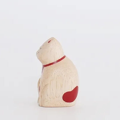 Wooden Figurine – Maneki Neko – ENGIMON mini Collection