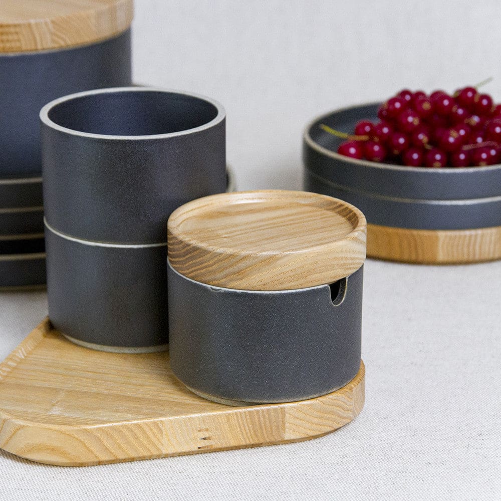 Sugar pot - 85 mm - Black