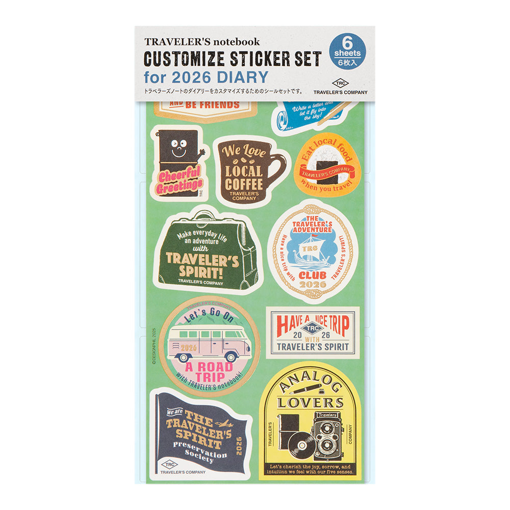 Set de Stickers Personnalisés - 2026 - Pour Agenda