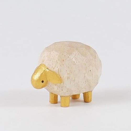 Figurines en bois - Set signes du zodiaque chinois - Or - FIGURINES EN BOIS