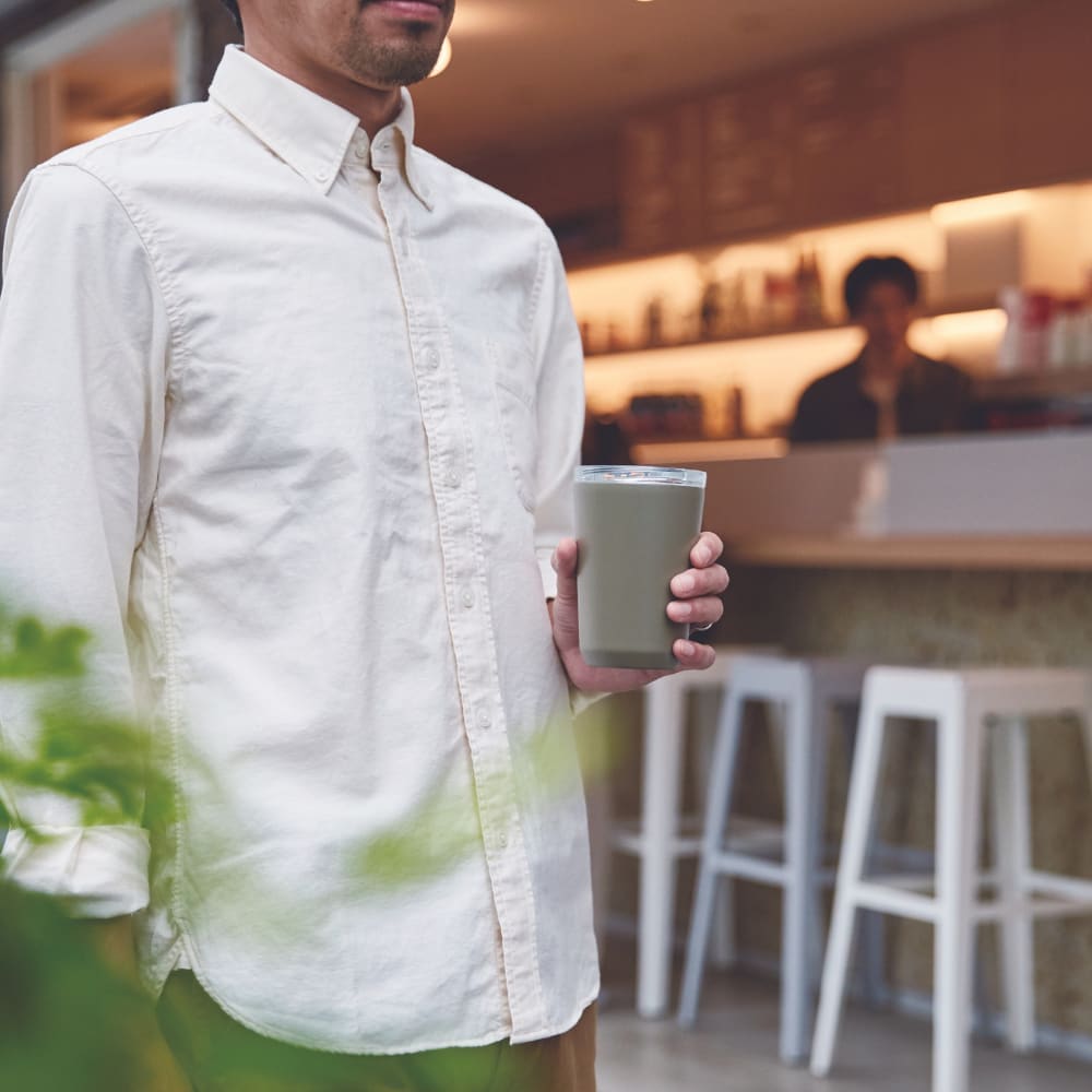 Gobelet isotherme avec couvercle KINTO TO GO TUMBLER 240ml Noir - Tumbler