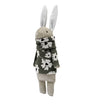 Peluche - Lapine avec col roulé fleuri - PELUCHES