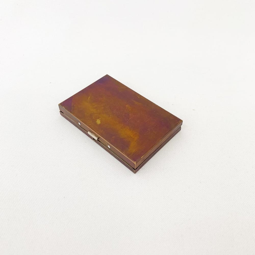 Porte Cartes de Visite - Laiton oxydé - CARDCASE
