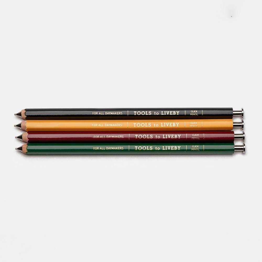 Porte Mine en Bois - Rouge foncé - Pencil