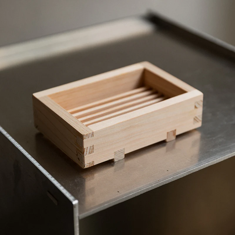 Soap dish - Hinoki wood