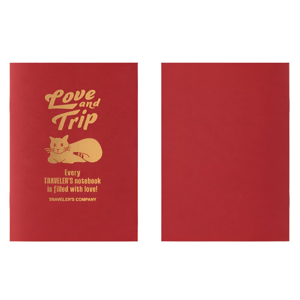 Recharge pour TRAVELER’S notebook - LOVE AND TRIP - Format Passeport - TRAVELER’S NOTEBOOK REFILLS