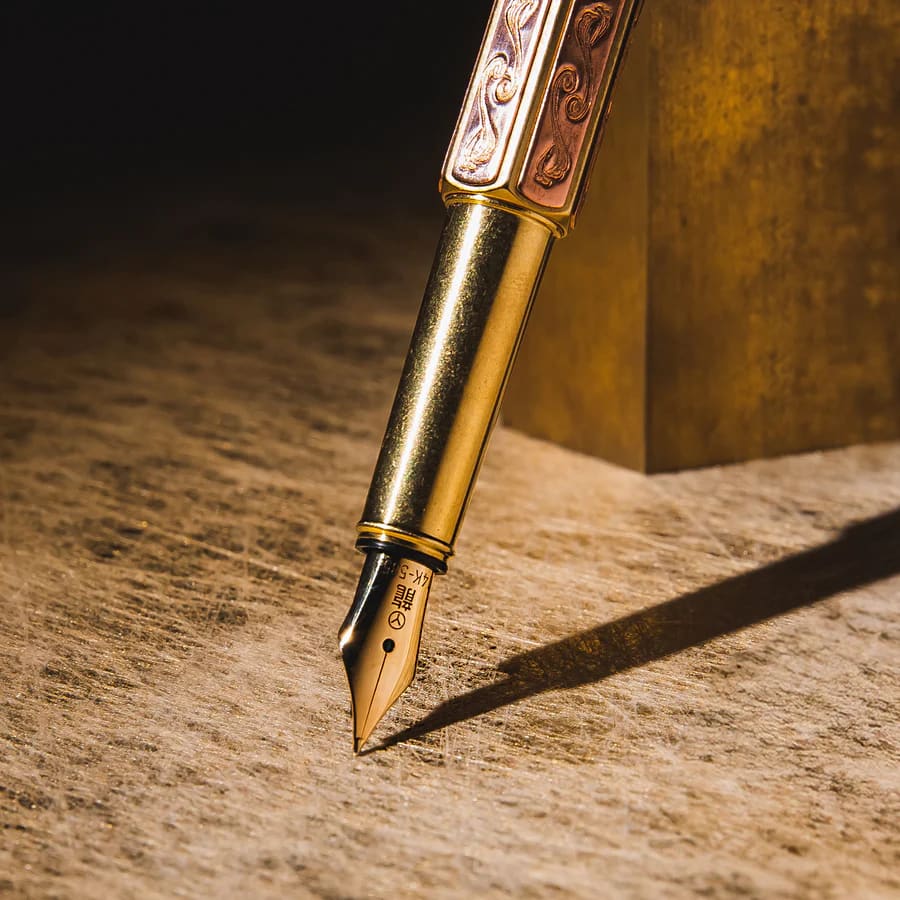 Stylo plume - Classic Renaissance Kazari kanagu dragon - F - STYLOS PLUMES