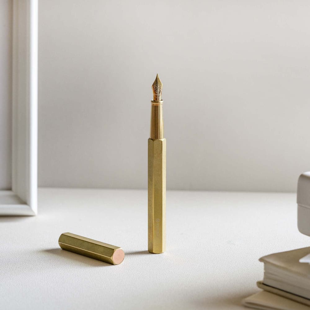 Stylo Plume Laiton Portable (M) - Classic Revolve - STYLOS PLUMES