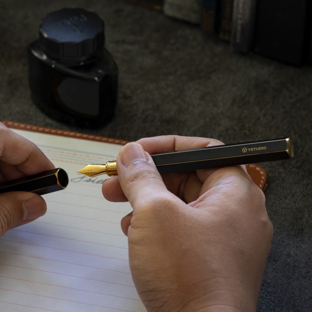Stylo Plume Laiton Portable (M) - Classic Revolve - STYLOS PLUMES