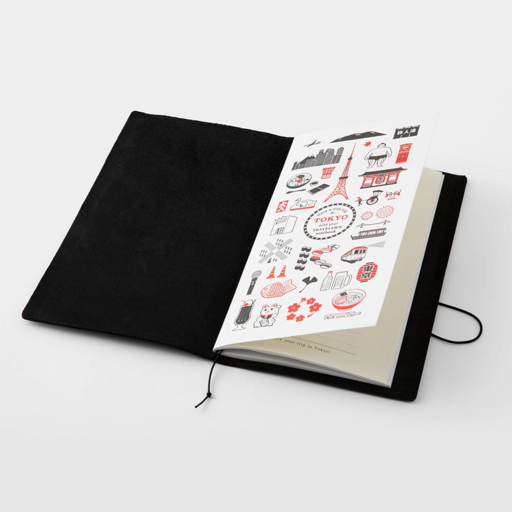 TOKYO EDITION - carnet cuir noir - TRAVELER’S NOTEBOOK COVER